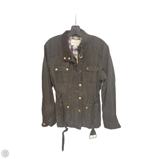 Jacket Moto By Banana Republic In Brown, Size: Xl