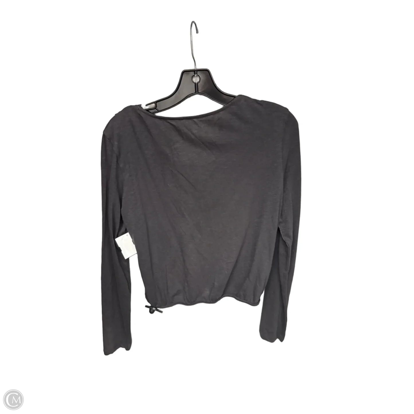 Top Long Sleeve By American Eagle In Grey, Size: S