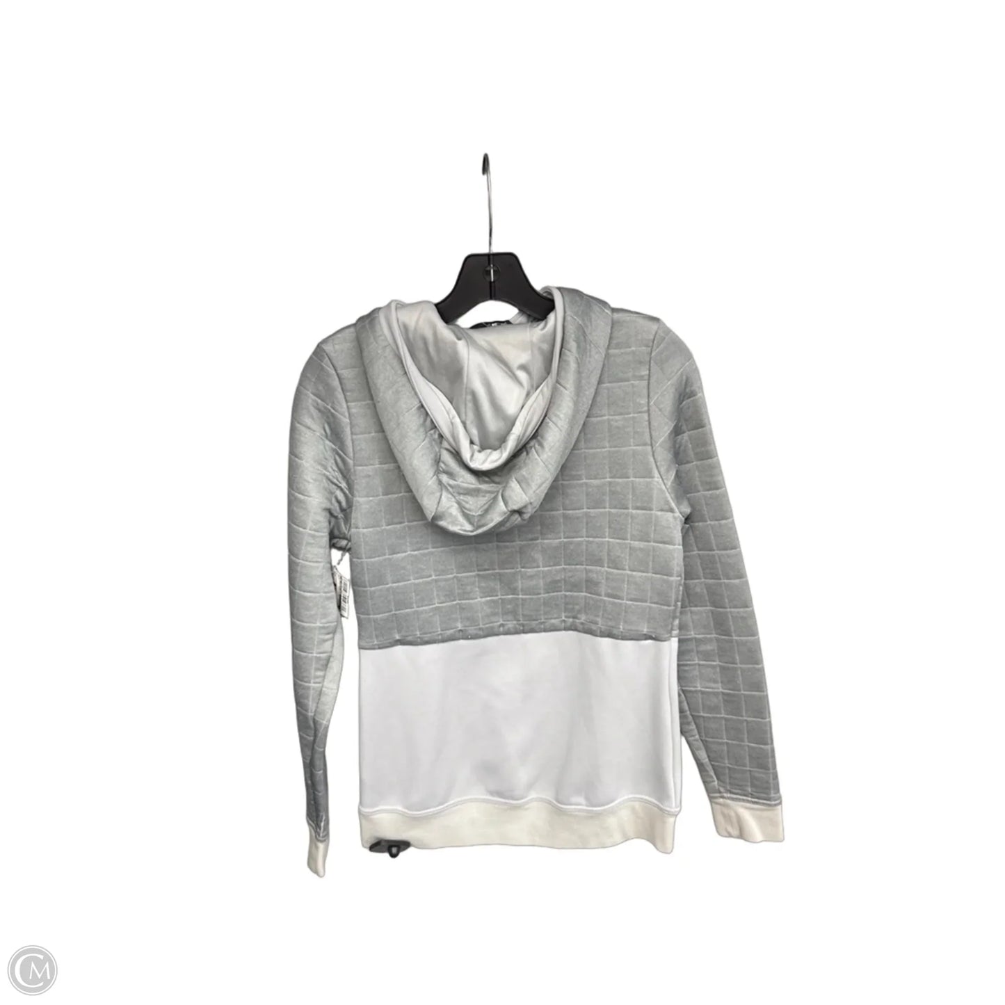 Athletic Sweatshirt Hoodie By The North Face In Grey, Size: S