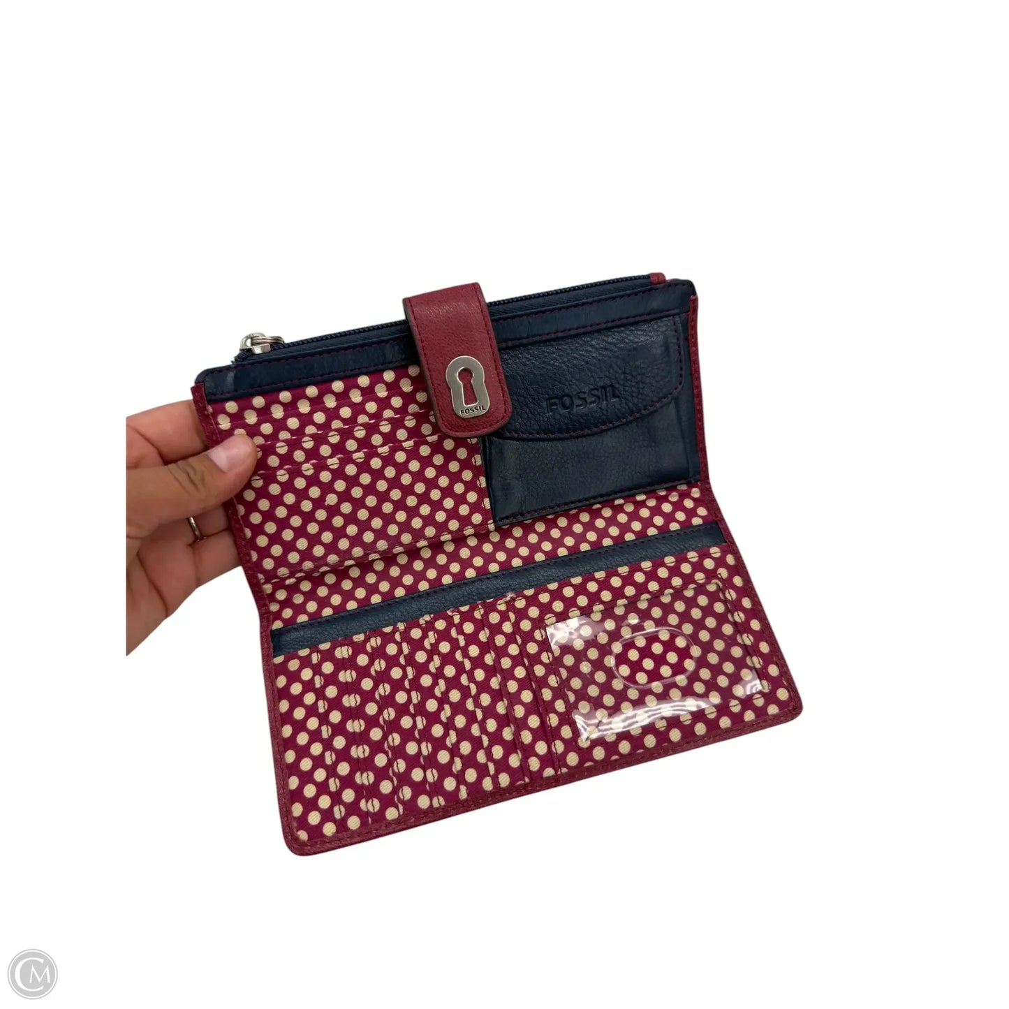 Wallet By Fossil, Size: Medium