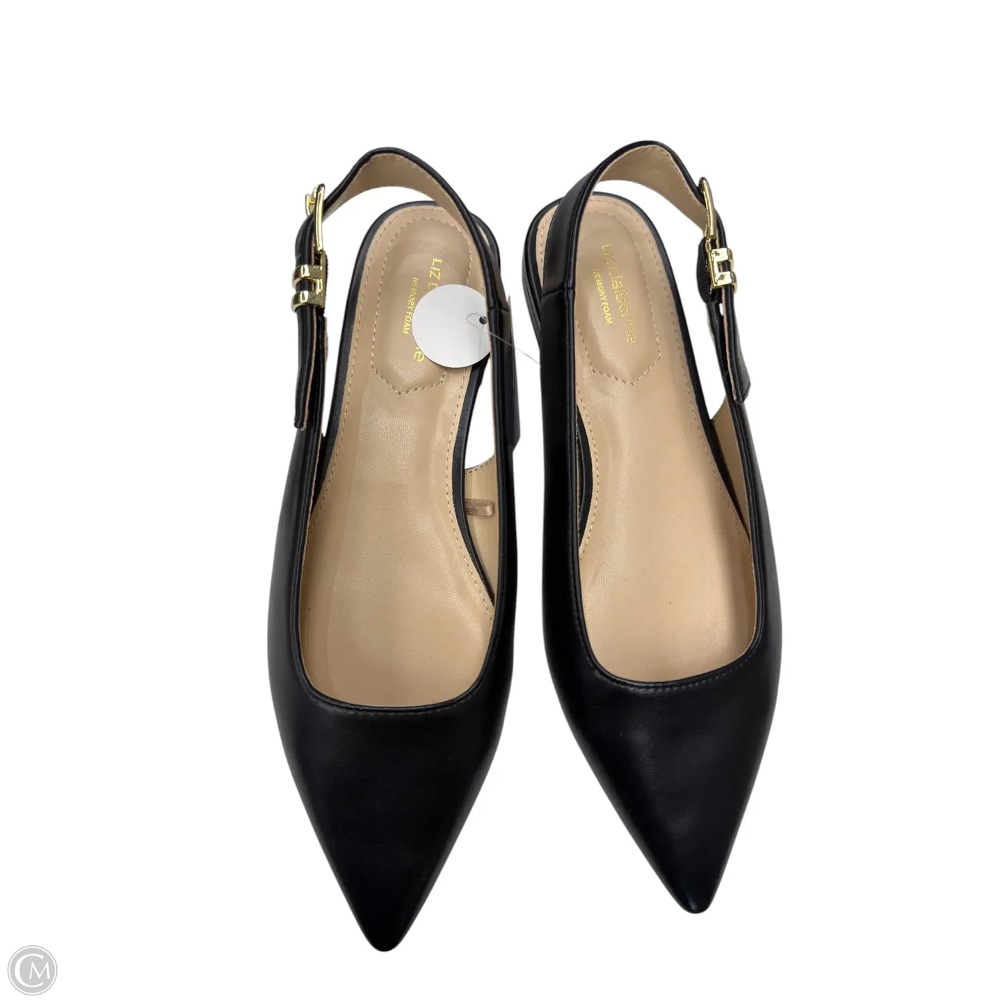 Sandals Flats By Liz Claiborne In Black, Size: 7