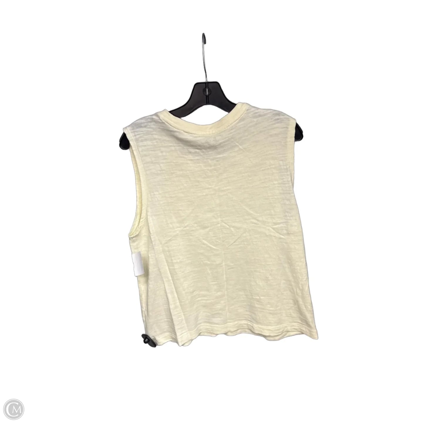 Top Sleeveless By Faherty In Yellow, Size: S