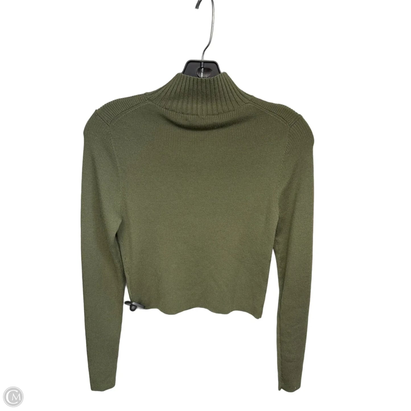Top Long Sleeve Designer By Alice + Olivia In Green, Size: M