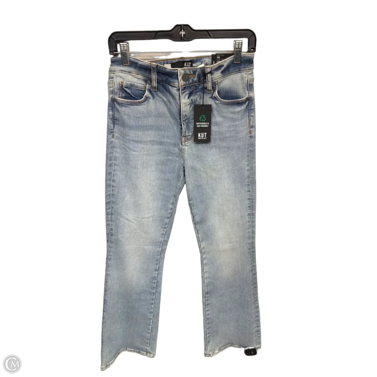 Jeans Straight By Kut In Blue Denim, Size: 2