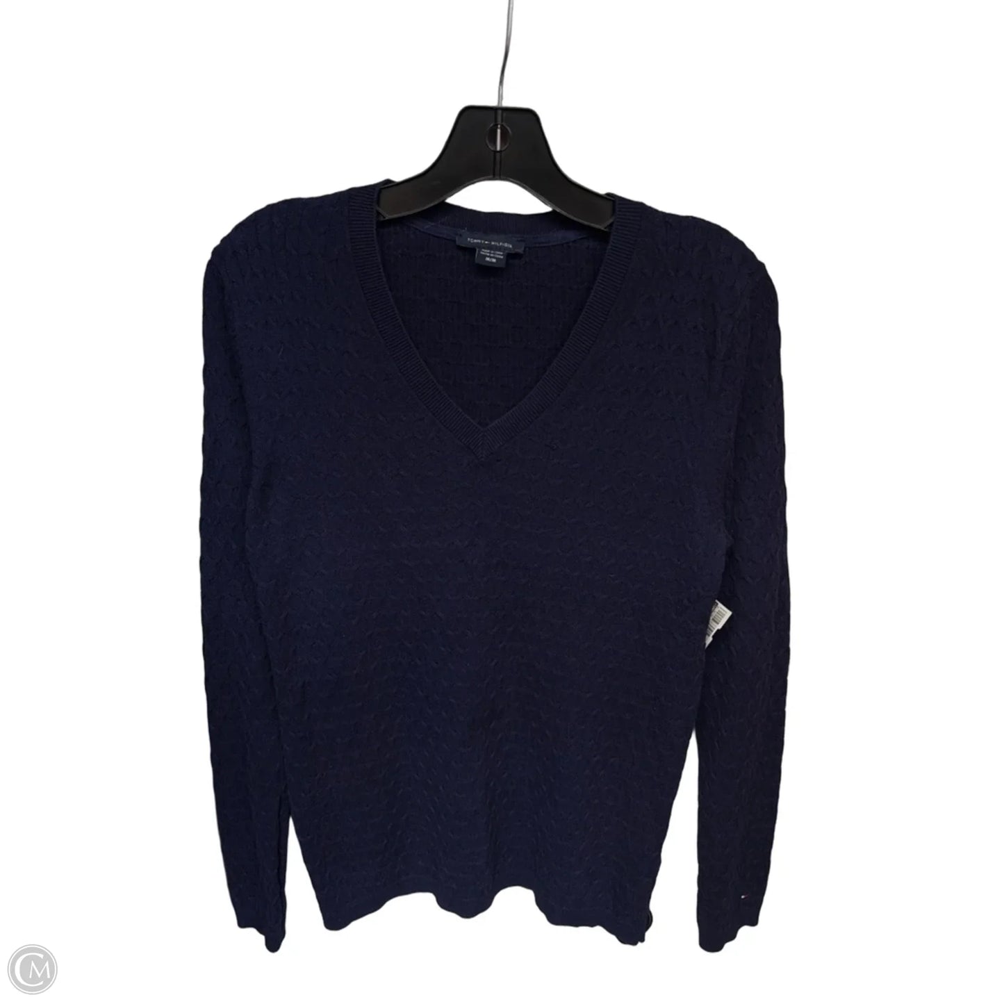 Sweater By Tommy Hilfiger In Navy, Size: M