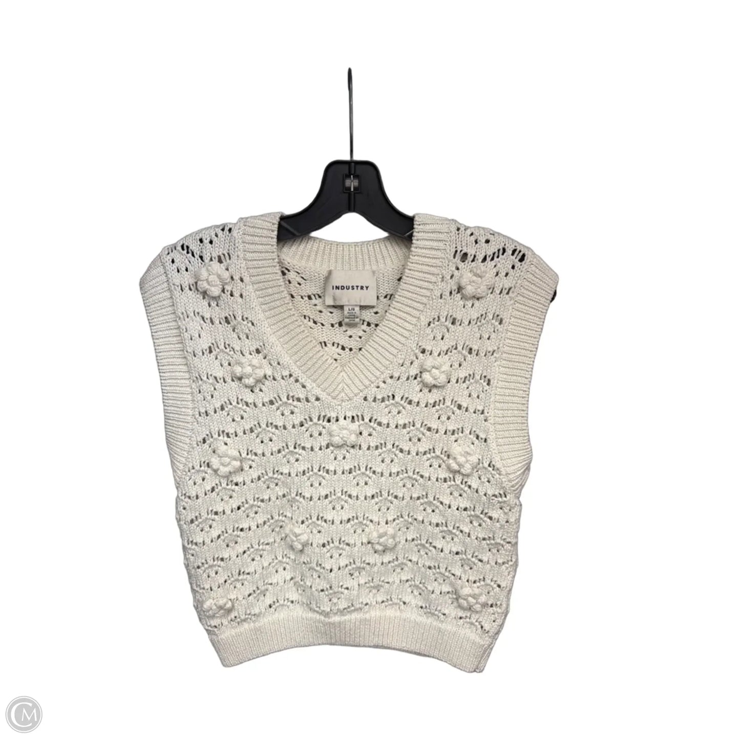 Sweater By Industry In Ivory, Size: L