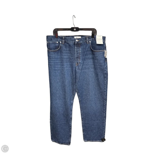 Jeans Straight By Madewell In Blue Denim, Size: 16