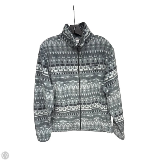 Jacket Fleece By Columbia In Grey, Size: M