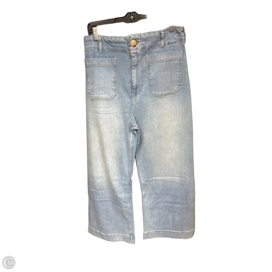 Jeans Wide Leg By Maeve In Blue Denim, Size: 14