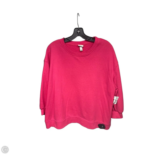 Top Short Sleeve By A New Day In Pink, Size: L