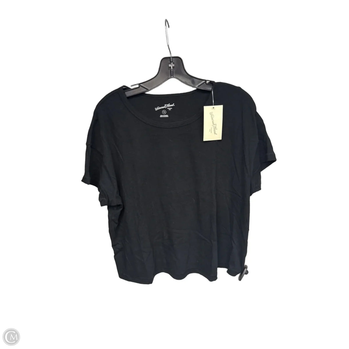 Top Short Sleeve Basic By Universal Thread In Black, Size: M