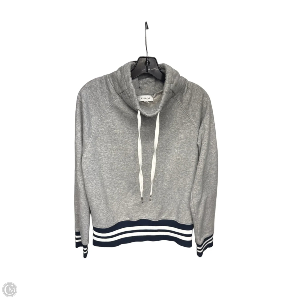 Sweater By Evereve In Blue & Grey, Size: M