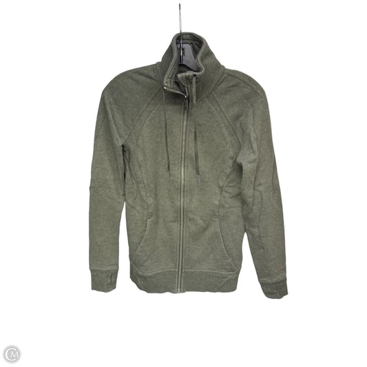 Athletic Jacket By Lululemon In Green, Size: 4