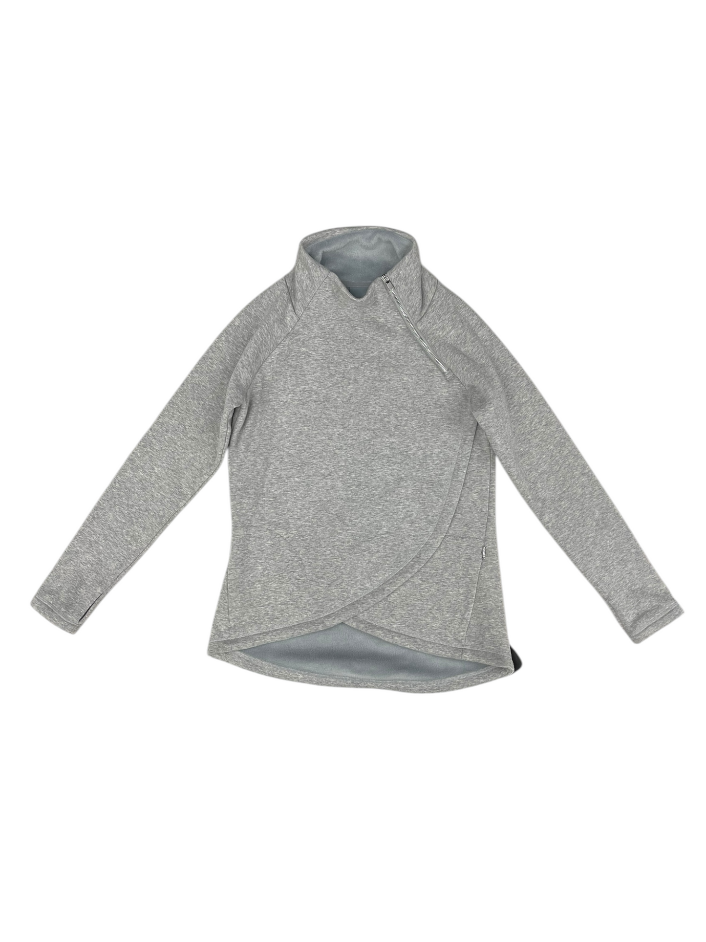 Sweatshirt Hoodie By Athleta In Grey, Size: Xs