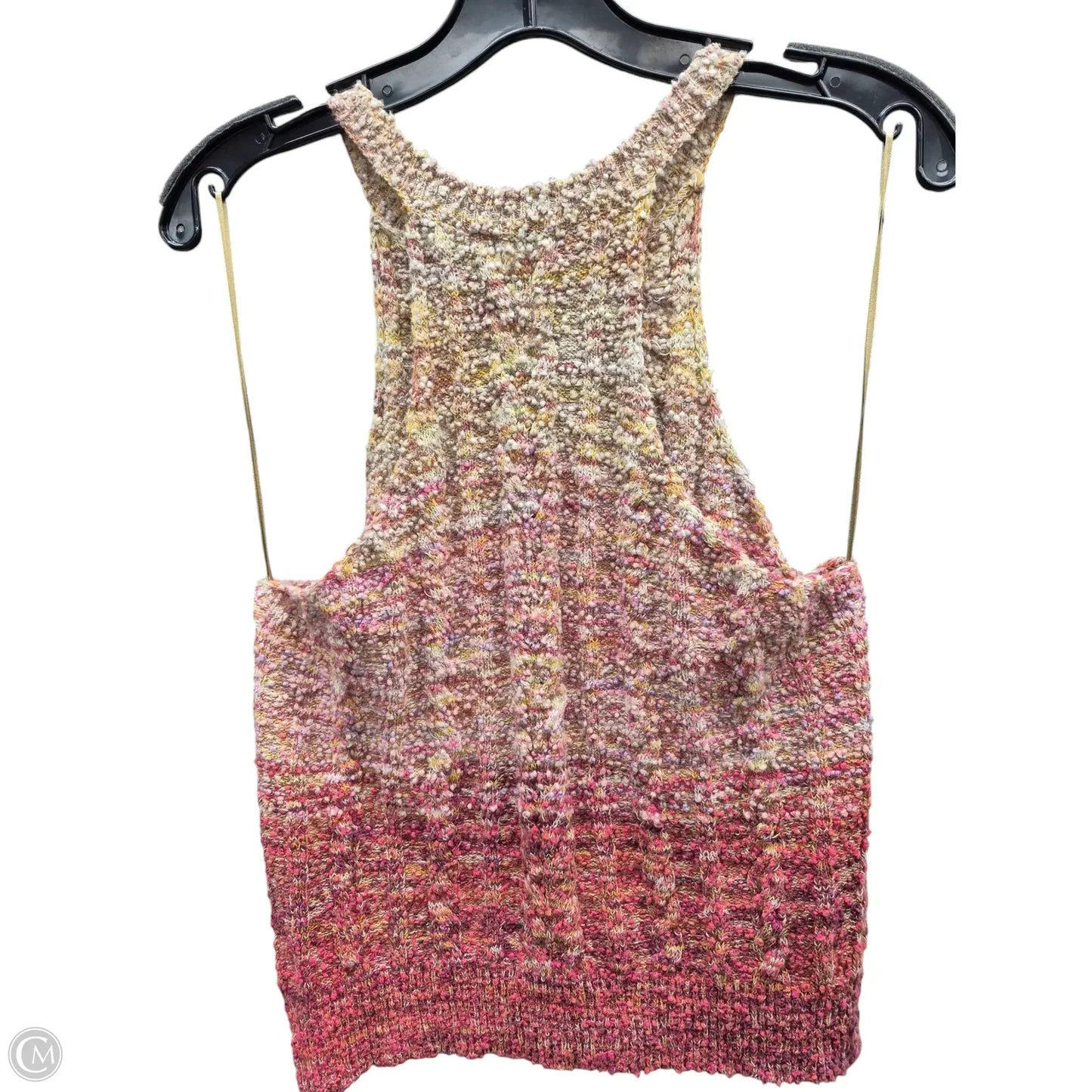 Top Sleeveless By Pilcro In Pink & Tan, Size: M