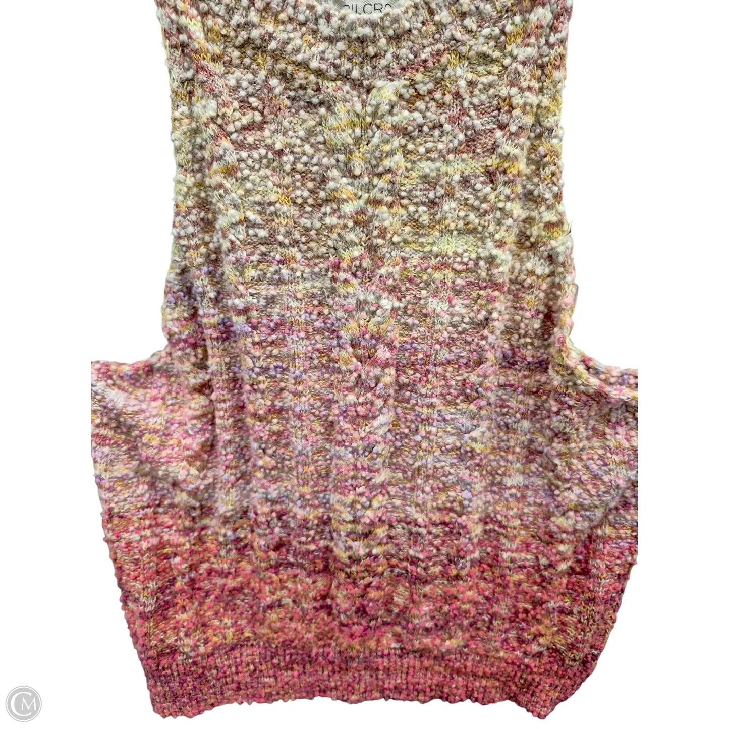 Top Sleeveless By Pilcro In Pink & Tan, Size: M