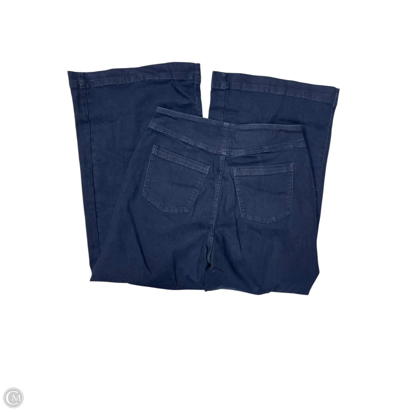 Jeans Wide Leg By Universal Standard In Blue Denim, Size: 10