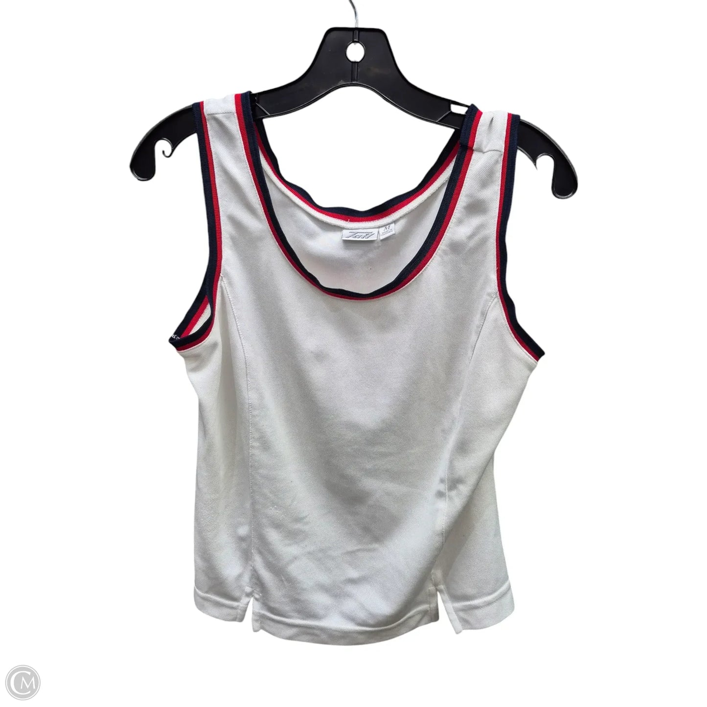 Top Sleeveless By Tail In Blue & Red & White, Size: M