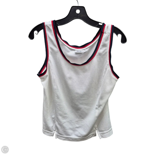 Top Sleeveless By Tail In Blue & Red & White, Size: M