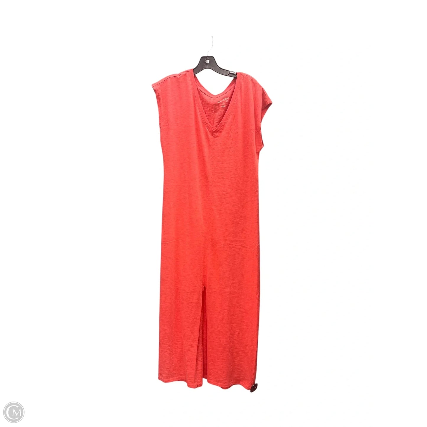 Dress Casual Midi By Universal Thread In Orange, Size: M