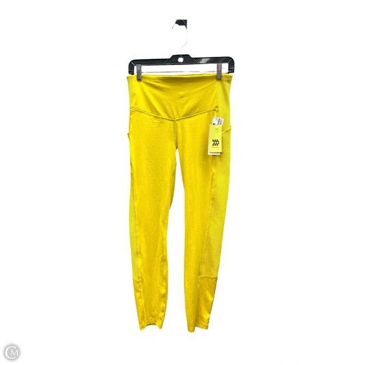 Athletic Leggings By All In Motion In Yellow, Size: M