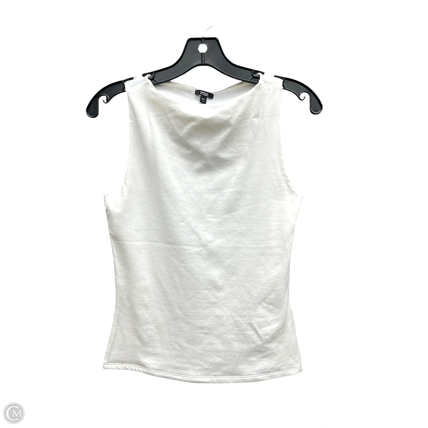 Top Sleeveless By Express In Ivory, Size: S