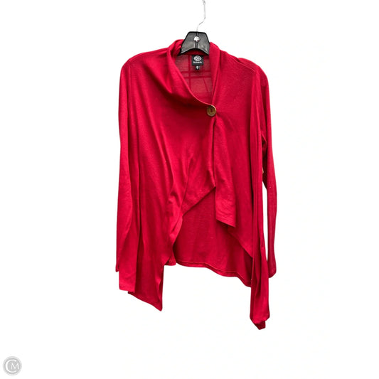 Cardigan By Bobeau In Red, Size: S