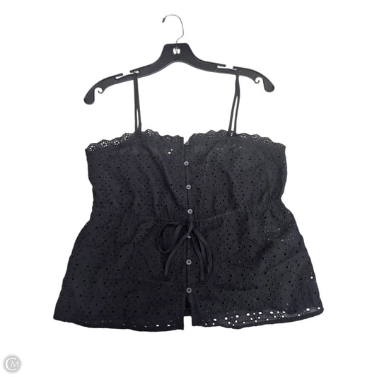 Top Sleeveless By Banana Republic In Black, Size: S