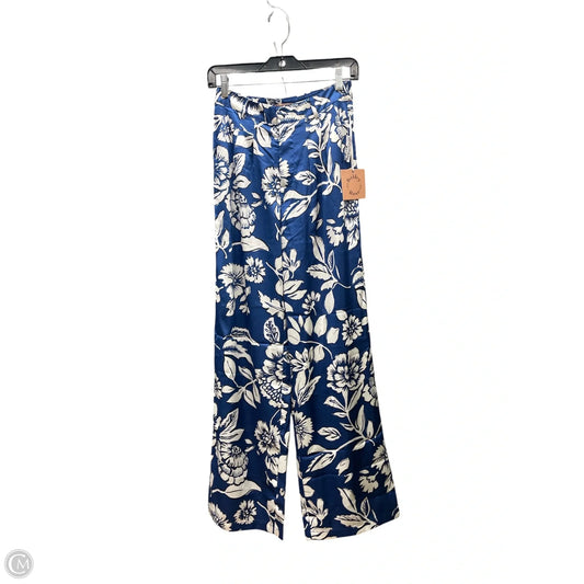 Pants Lounge By Bailey Rose In Blue & White, Size: S