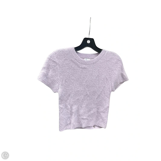 Top Short Sleeve By Blue Rain In Purple, Size: Xs