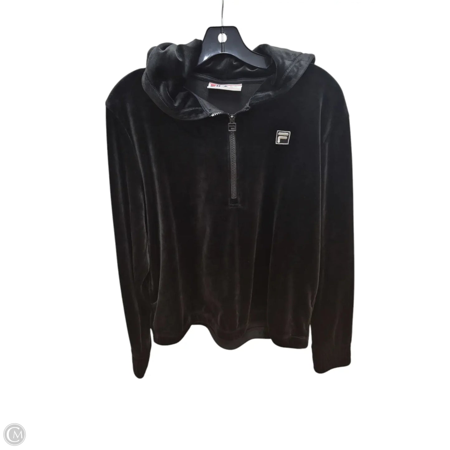 Athletic Pants 2pc By Fila In Black, Size: L