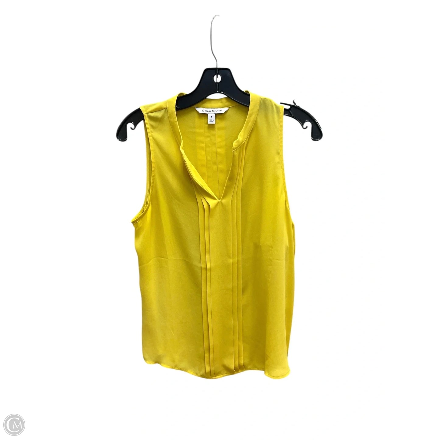 Top Sleeveless By 41 Hawthorn In Yellow, Size: S