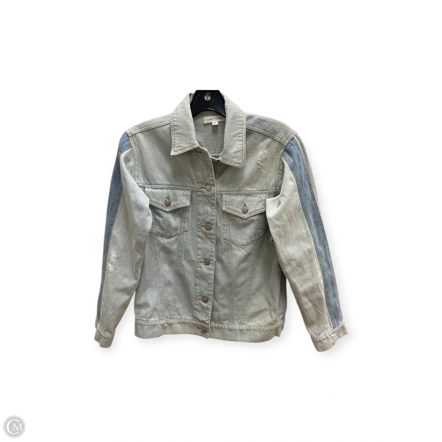 Jacket Denim By Honey Punch In Blue Denim, Size: Xs