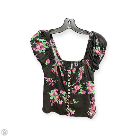 Top Sleeveless By Free People In Black & Purple, Size: S