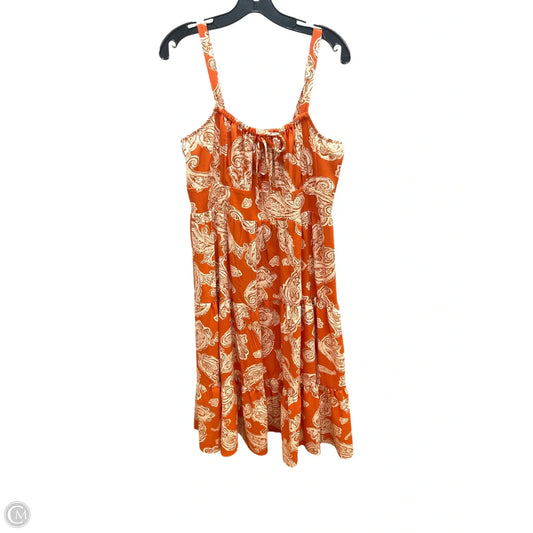 Dress Casual Maxi By Inc In Orange, Size: 12