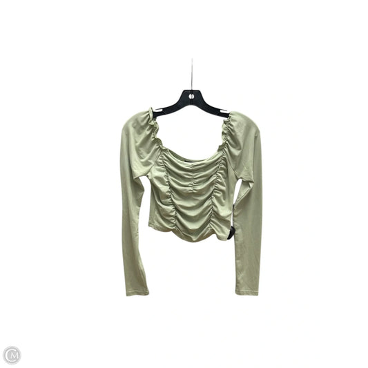 Top Long Sleeve By Shein In Green, Size: S
