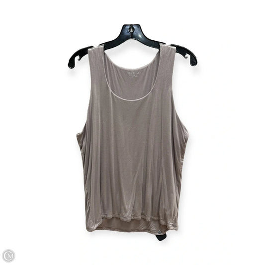 Top Sleeveless By Maurices In Taupe, Size: Xxl