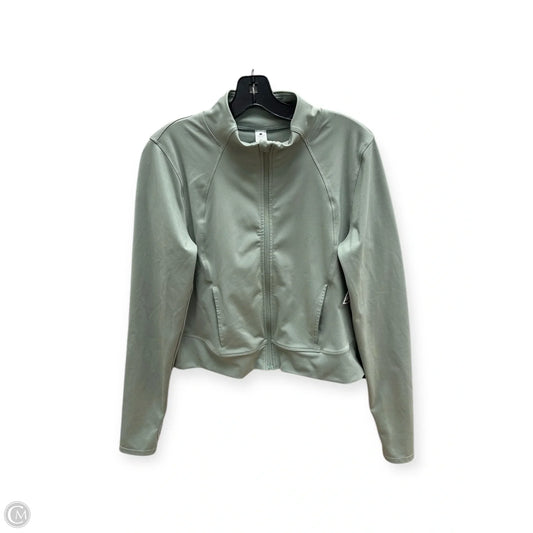 Athletic Jacket By Yogalicious In Green, Size: Xl