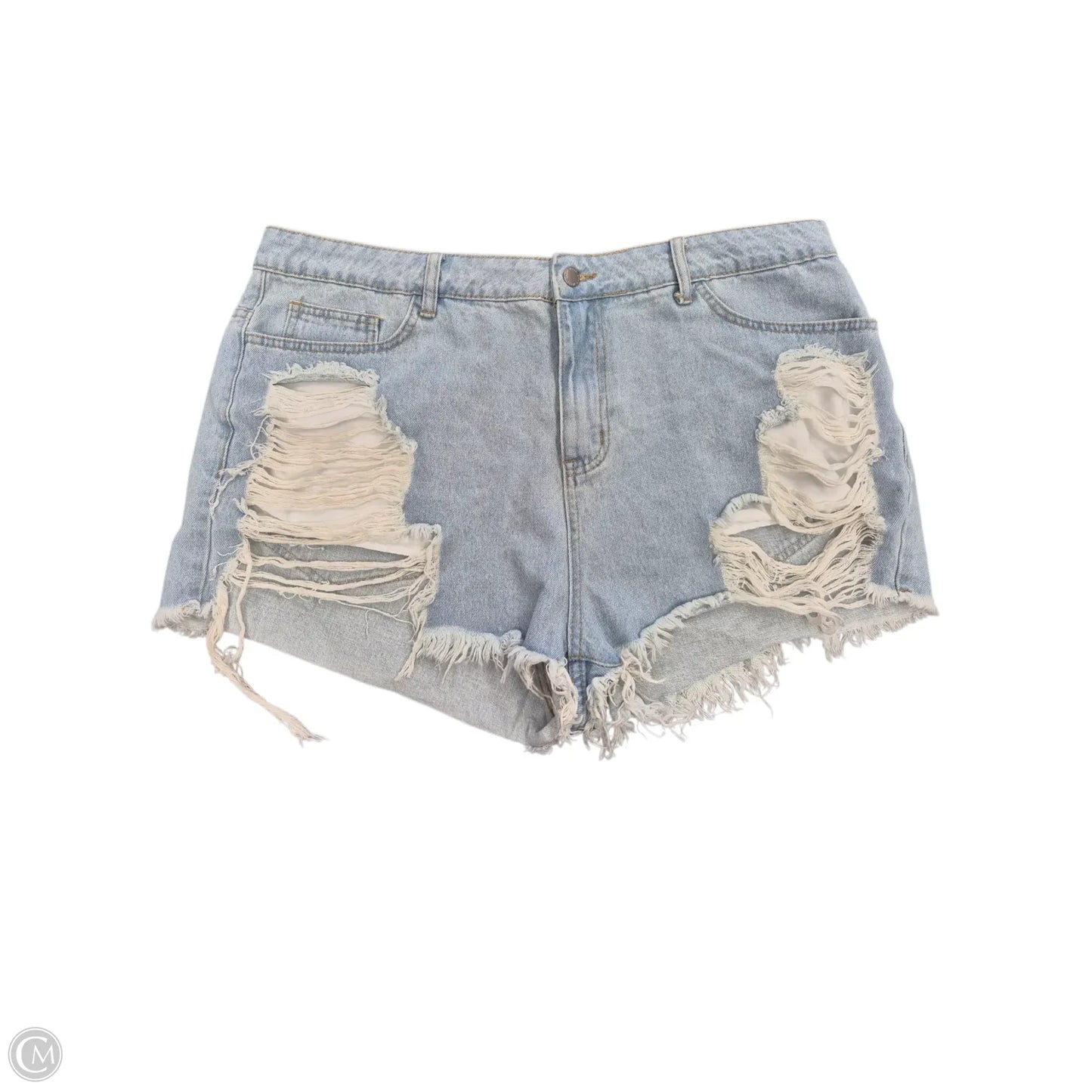 Shorts By Shein In Blue Denim, Size: 2x
