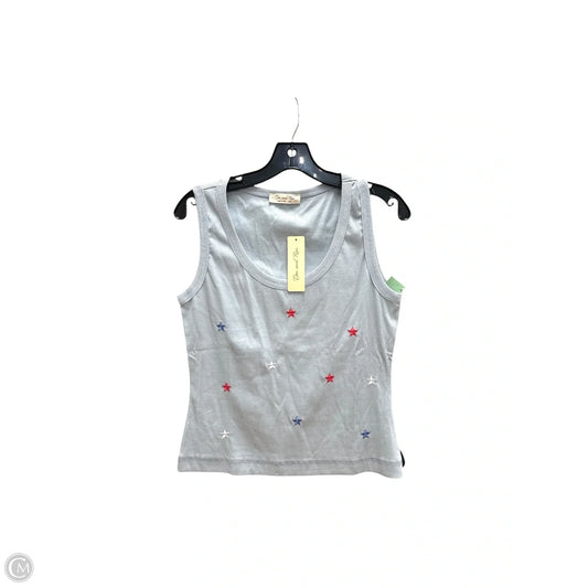 Tank Top By Doe & Rae In Blue & Red, Size: L