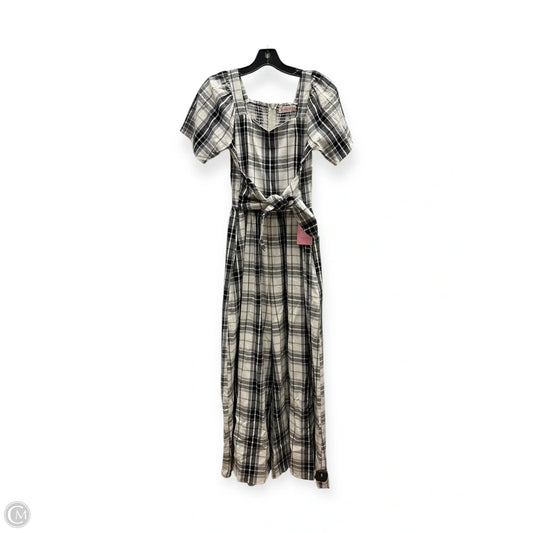 Jumpsuit By Clothes Mentor In Plaid Pattern, Size: Xs