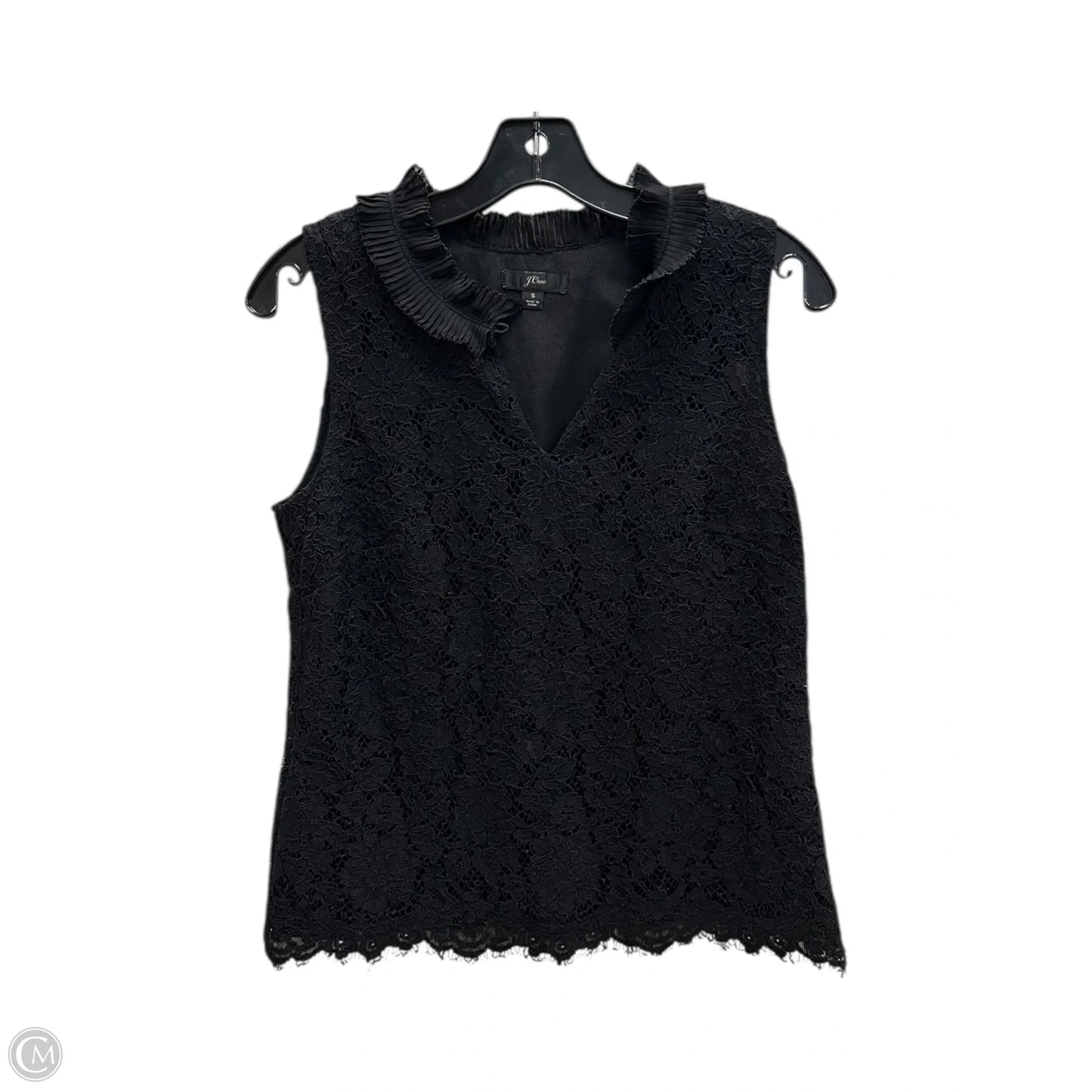Top Sleeveless By J. Crew In Black, Size: S