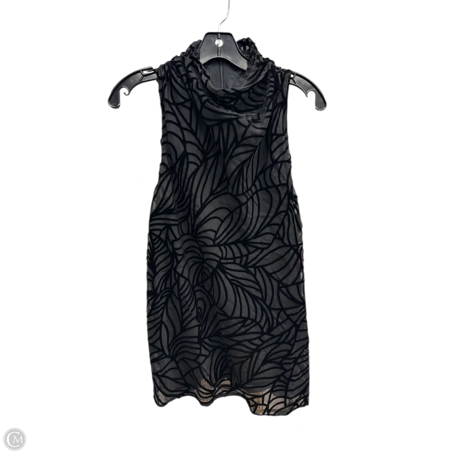 Top Sleeveless By Donna Karan In Black, Size: Xl