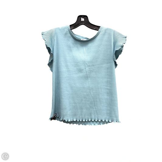 Top Sleeveless By Zara In Aqua, Size: L