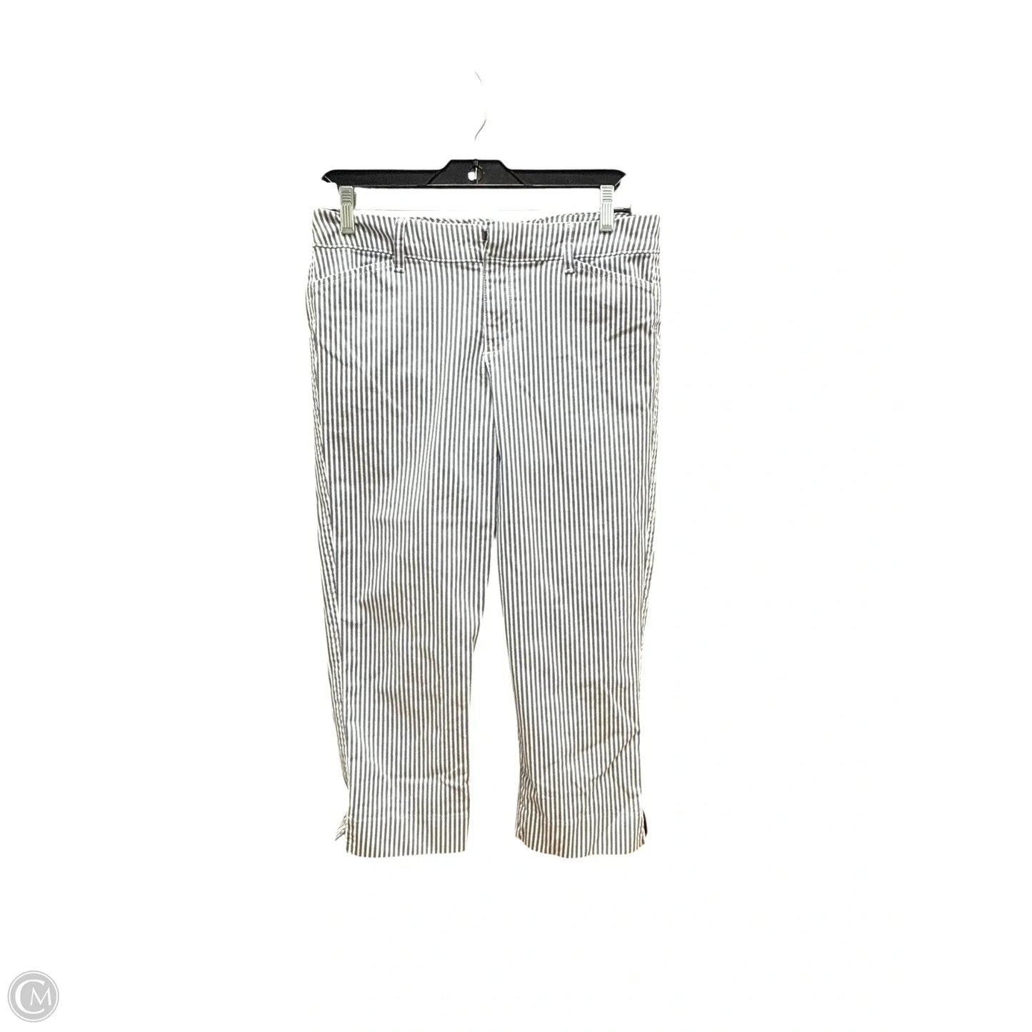 Pants Cropped By Old Navy In Striped Pattern, Size: 6