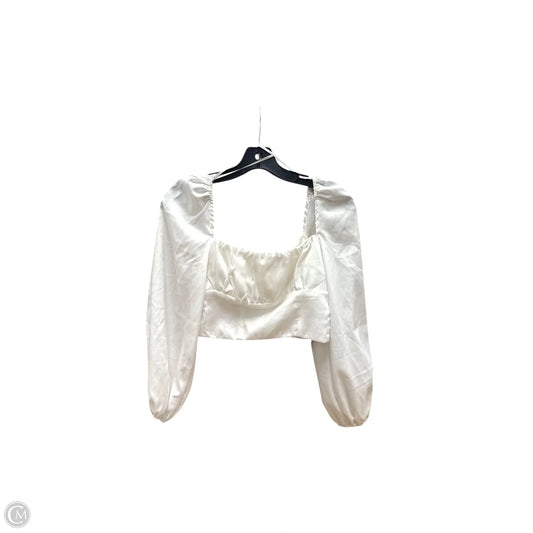 Top Long Sleeve By Clothes Mentor In White, Size: 2