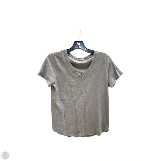 Top Short Sleeve Basic By Old Navy In Grey, Size: M