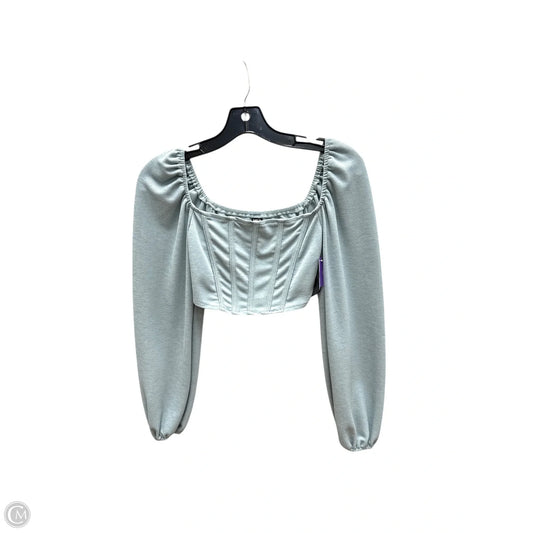 Top Long Sleeve By Shein In Blue, Size: Xs