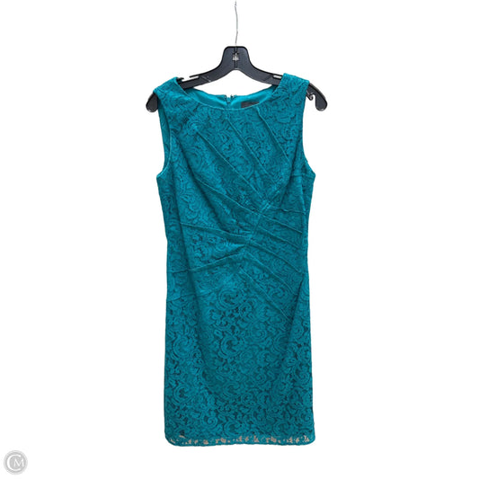 Dress Party Midi By Adrianna Papell In Teal, Size: 10