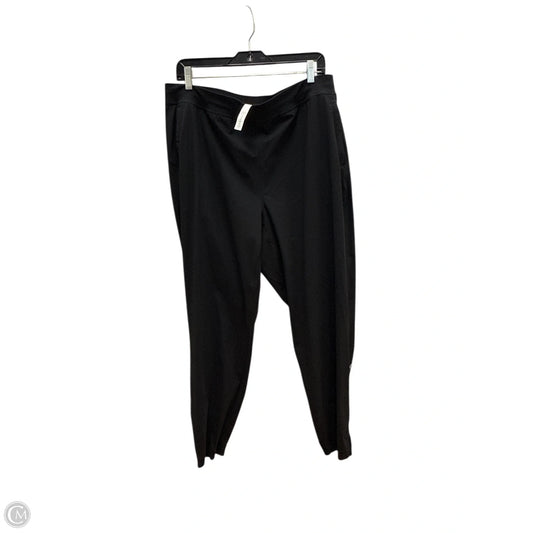 Athletic Pants By Lululemon In Black, Size: 14